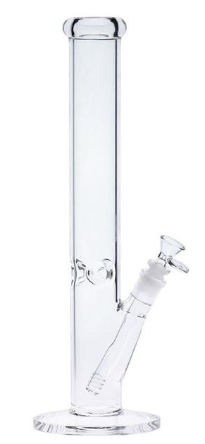 WeedShop Sklenený bong 40 cm rovný