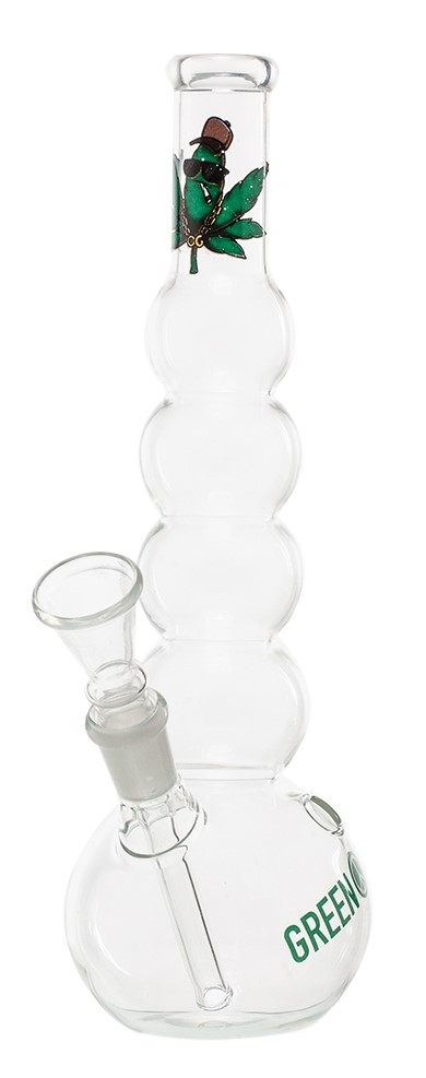 Sklenený bong s potlačou 24 cm