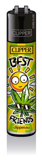 Clipper zapaľovač Best Friends Varianty: Weed Friends Sun
