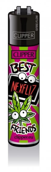 Clipper zapaľovač Best Friends Varianty: Weed Friends Netflix