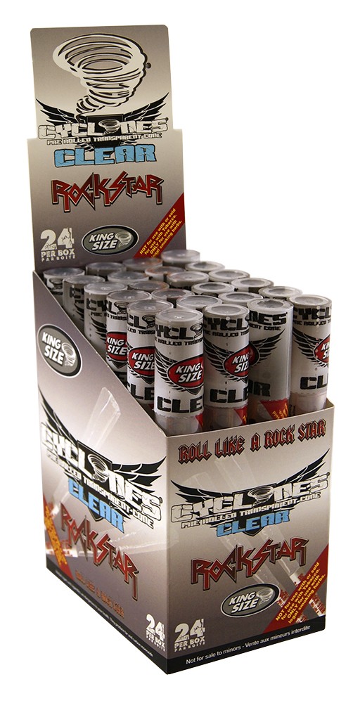 Cyclones blunt číry príchuť Rock Star