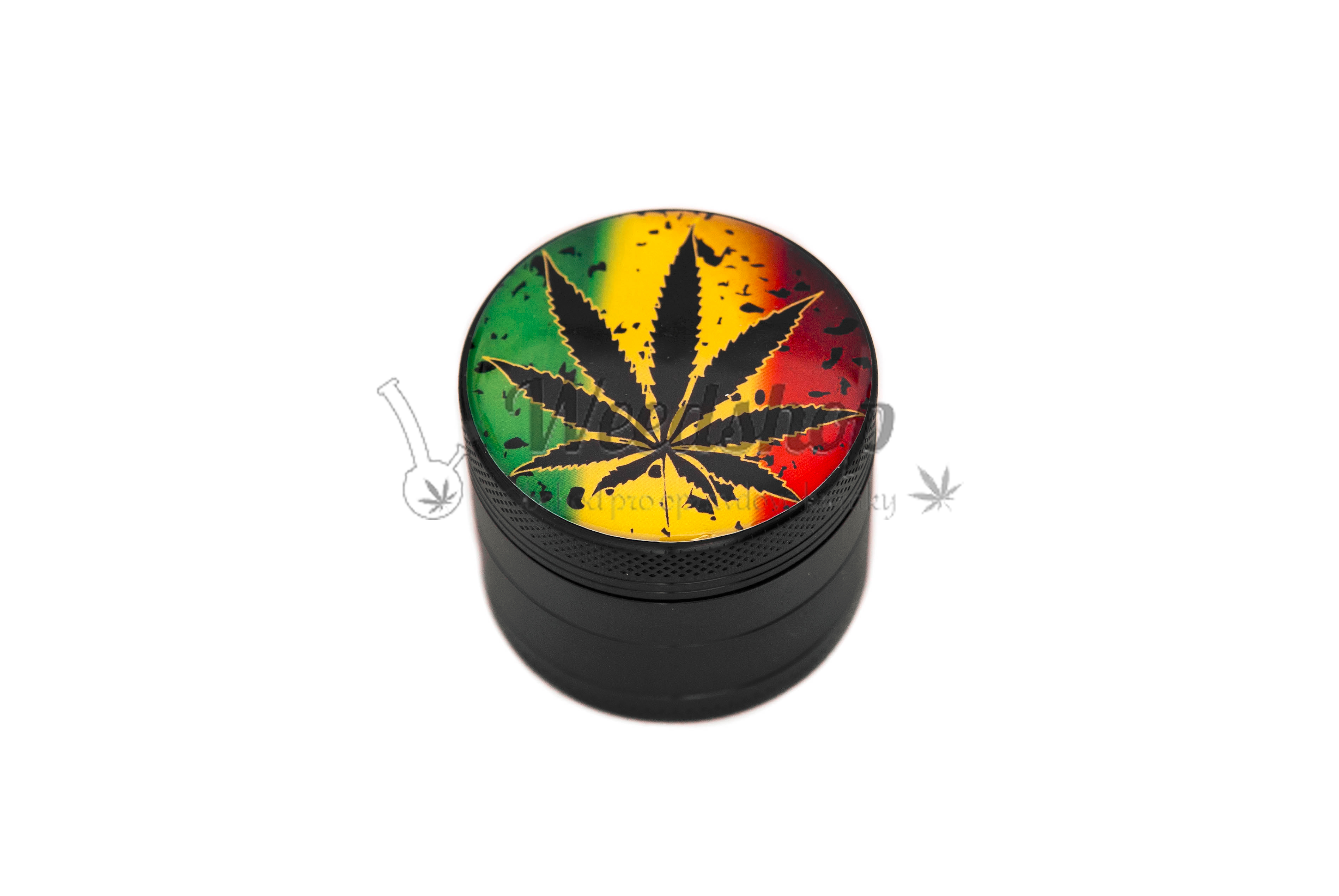 WeedShop Drvička štvordielna s listom marihuany Varianty: List Jamajka