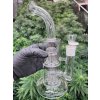 Skleneny bong s 2x 8 arm perkolatorom (3)