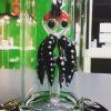 6272 1 skleneny bong octopus black leaf