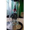 6272 3 skleneny bong octopus black leaf