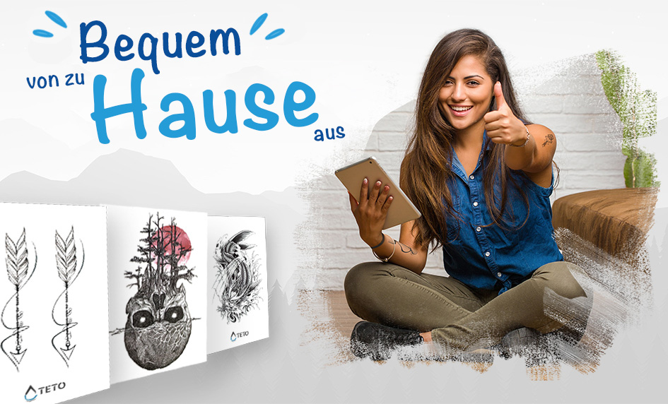 Teto - Temporäres Tattoo - Bequem von zu Hause aus