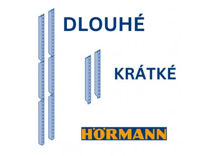 Sada krátkých regálových držáků HÖRMANN (2 kusy)