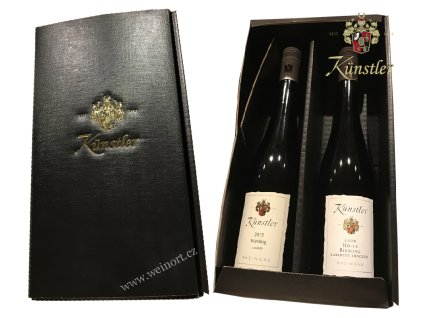 Dárkové balení KÜNSTLER se dvěmi láhvemi vína