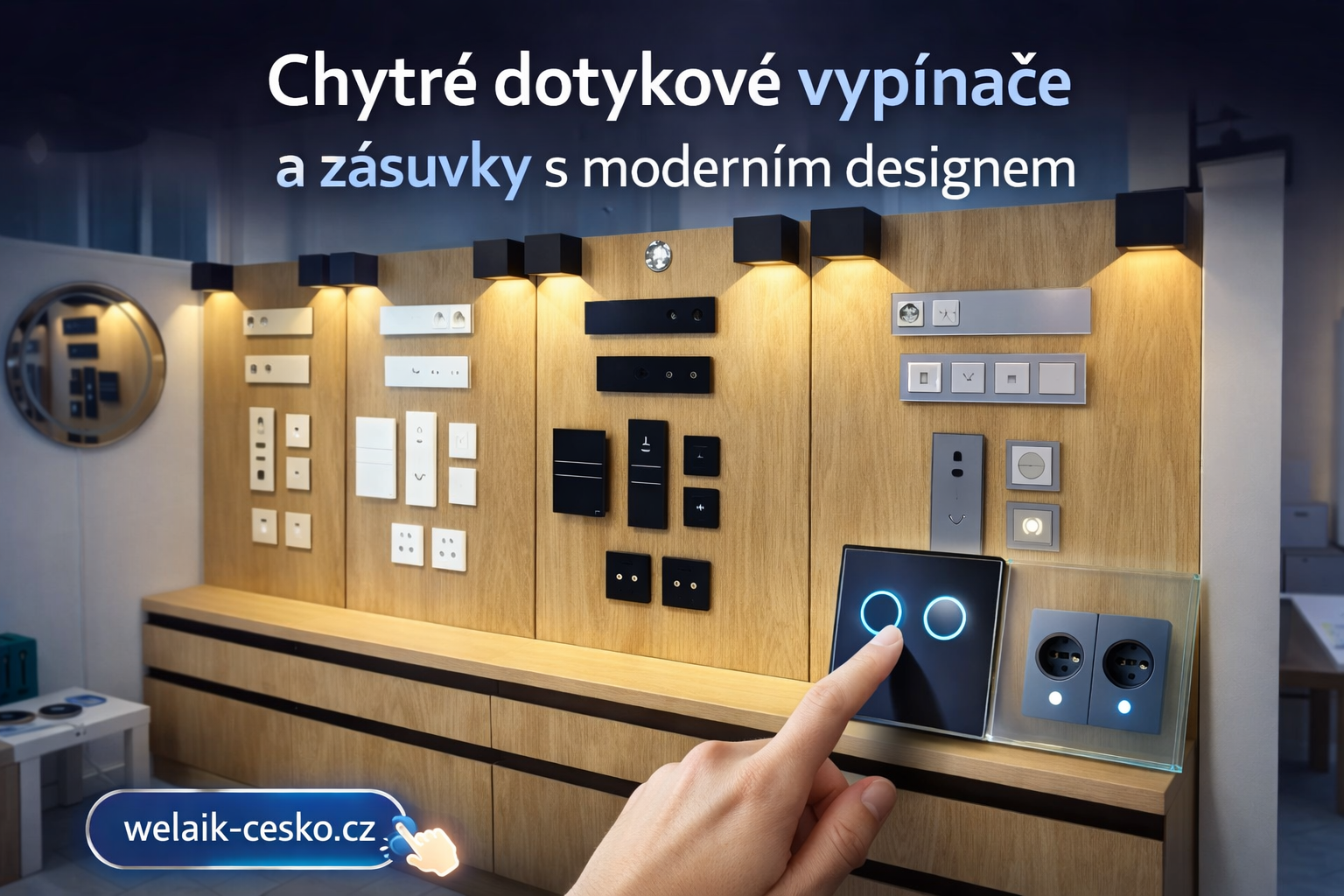 Jak na výběr dotykových vypínačů a zásuvek WELAIK pro váš domov