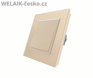 WELAIK vypínač mechanický jednoduchý ř.1 A711L - ivory creme SET Minimalismus, který funguje každý den. Spolehlivý...