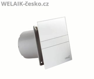 CATA Ventilátor E120 GT Timer sklo bílý Moderní koupelnový ventilátor s elegantním skleněným panelem a funkcí časového...