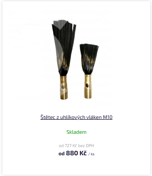 Uhlíkový štětec