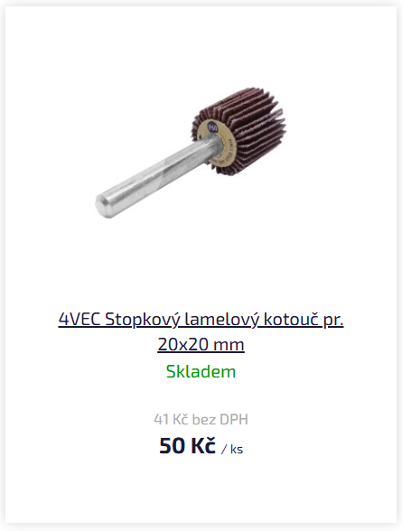 Stopkový kartáč