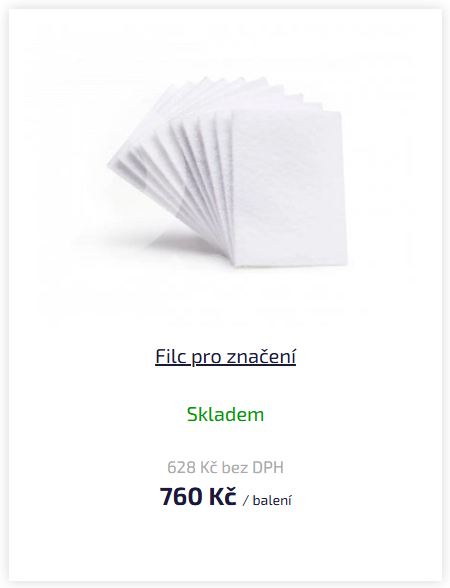 Filc bilý