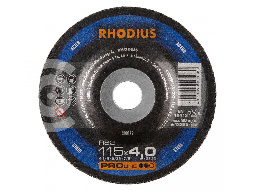 Rhodius brusny kotouc 115x40 proline