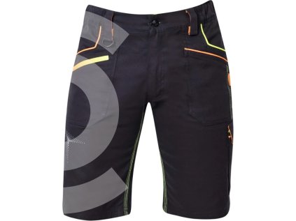 ARDON® CREATRON® Kraťasy černá neon