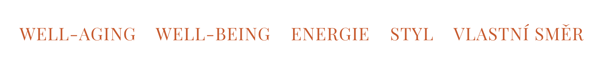 Well-aging, well-being, energie, styl, vlastní směr