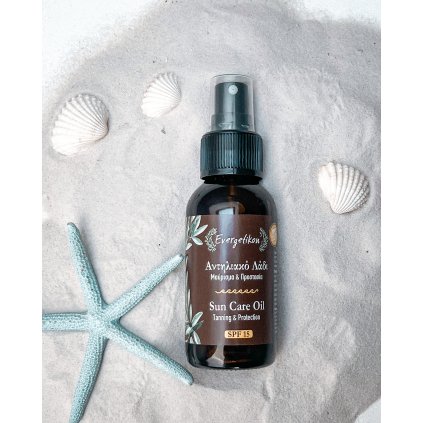 Přírodní olej na opalování SPF 15