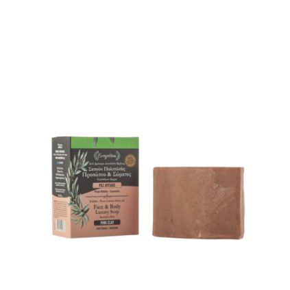 Přírodní mýdlo pro tělo i pleť s růžovým jílem