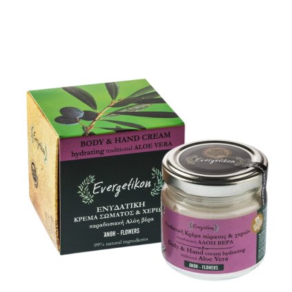 Hydratační krém na tělo s tradičními květy a Aloe Vera
