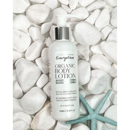 Organické tělové mléko s kyselinou hyaluronovou