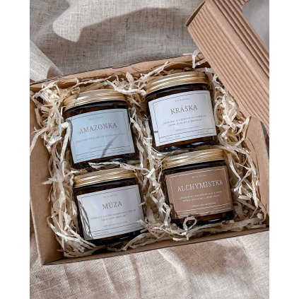 Bio & Aroma Kolekce sójových svíček Čtyři tváře ženy