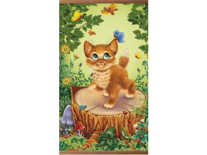 Topný obraz na zeď s motivem Kitty - tedy Koťátko