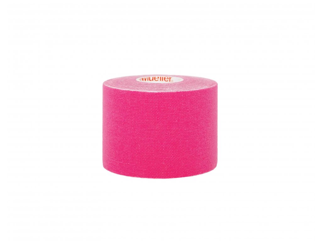 Mueller Kinesiology Tape, růžová tejpovací páska, 5 cm x 5 m
