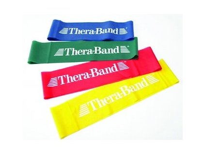 THERA-BAND Loop 7,6 x 30,5 cm, červená, středně silná