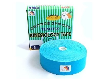 TEMTEX kinesio tape Classic XL, modrá tejpovací páska 5cm x 32m- ekonomické balení