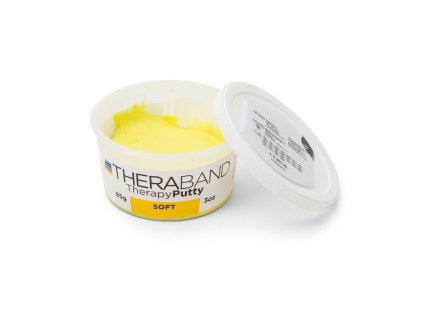 THERA-BAND Therapy Putty, terapeutická hmota 85g, žlutá, měkká