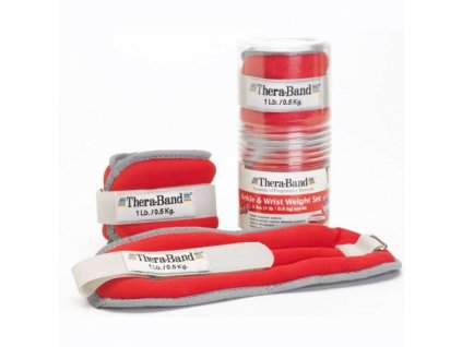 THERA-BAND set tréninkových závaží, 450 g, červený