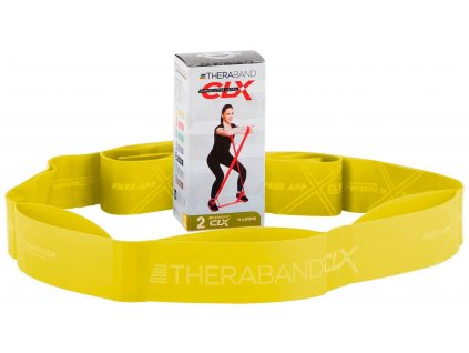 CLX Thera-Band - posilovací guma, žlutá