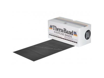 THERA-BAND posilovací guma 5,5 m, černá, speciálně silná