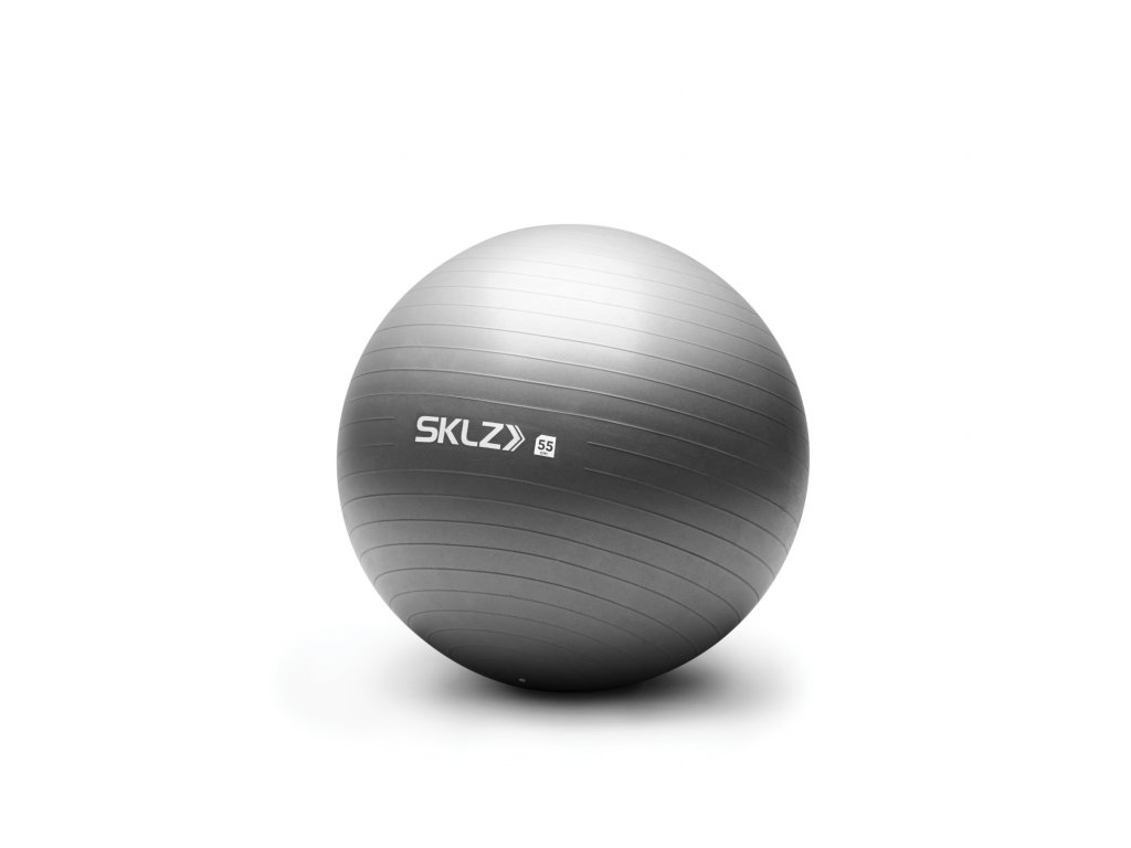 SKLZ Stability Ball, gimnasztikai labda 55 cm, világosszürke