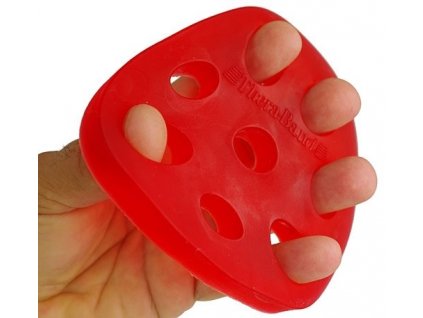 THERA-BAND Hand Xtrainer -ujjak és tenyér teljesítményfokozó, piros - puha