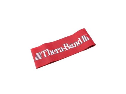 THERA-BAND Loop 7,6 x 30,5 cm, piros, közepesen erősígü