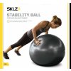 SKLZ Stability Ball, gimnasztikai labda 65 cm, sötét szürke