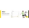 SKLZ Quickster Soccer Goal, összecsukható labdarúgó kapu 1,8 m x 1,2 m