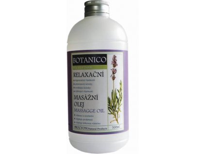 Botanico konopný masážny olej s levanduľou - 500 ml