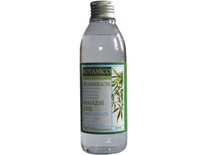 Botanico konopný masážny olej so soľou z Mŕtveho mora - 200 ml
