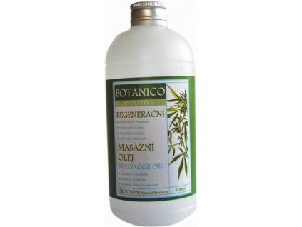 Botanico konopný masážny olej so soľou z Mŕtveho mora - 500 ml