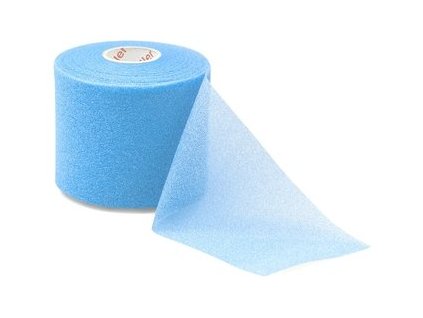 MUELLER MWrap® Colored, podtejpovacia molitanová páska svetlo modrá 7cm x 27,4m
