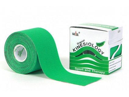 NASARA kinesio tape, zelená tejpovacia páska 5cm x 5m