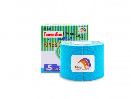 TEMTEX kinesio tape Tourmaline, modrá tejpovacia páska 5cm x 5m