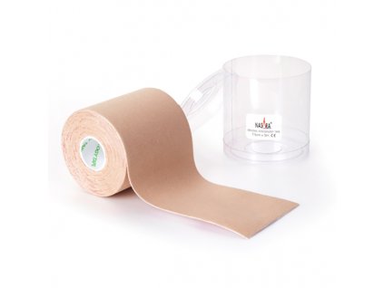 NASARA kinesio tape, béžová tejpovacia páska 7,5cm x 5m