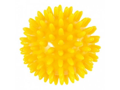 THERA BAND masážna loptička ježko, 8 cm, žltý
