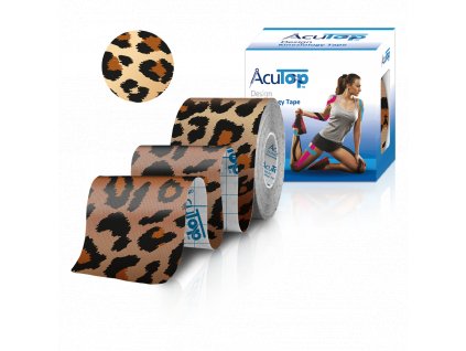 AcuTop Design Kinesio Tape, leopard, 5cm x 5m