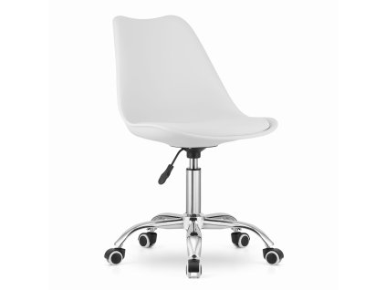 Otočná židle ALBA - bílá