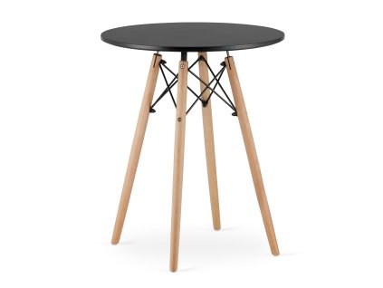 "Kulatý stůl TODI 60 cm - černý"